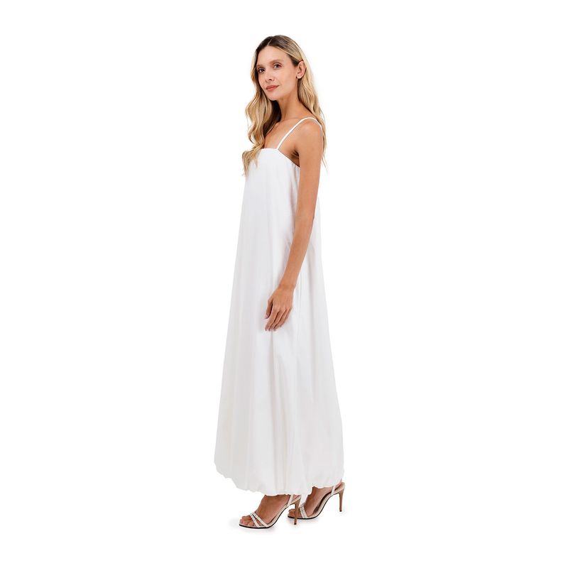 Vestido Largo Marine Marfil