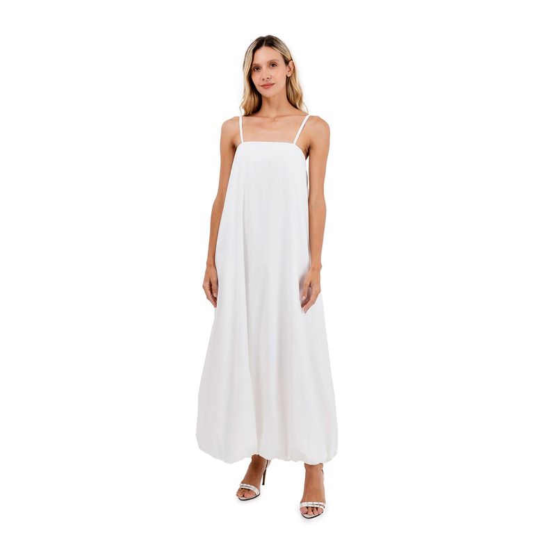 Vestido Largo Marine Marfil