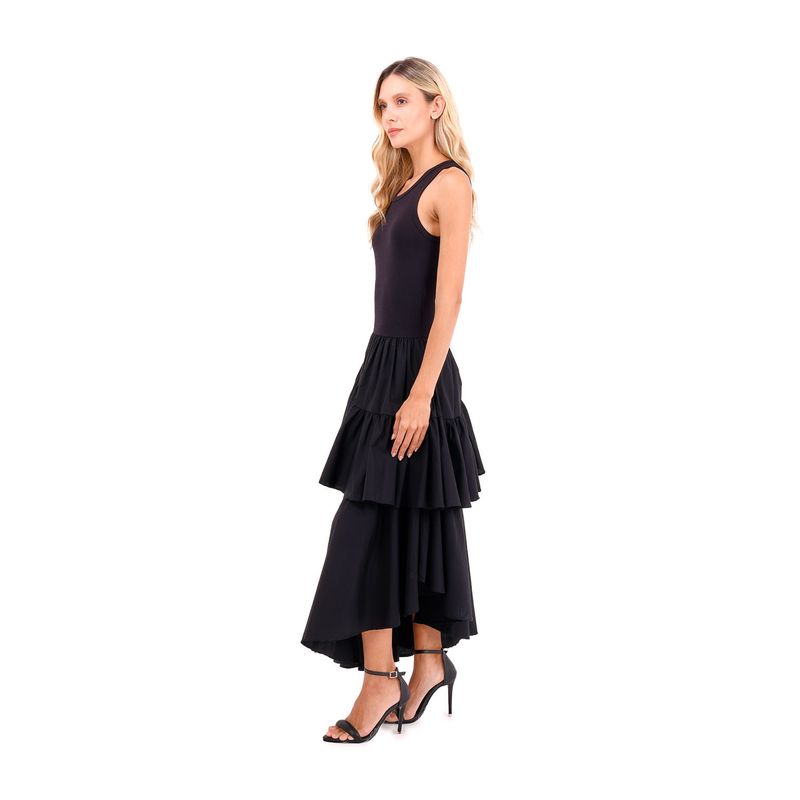 Vestido Largo Fuego Negro