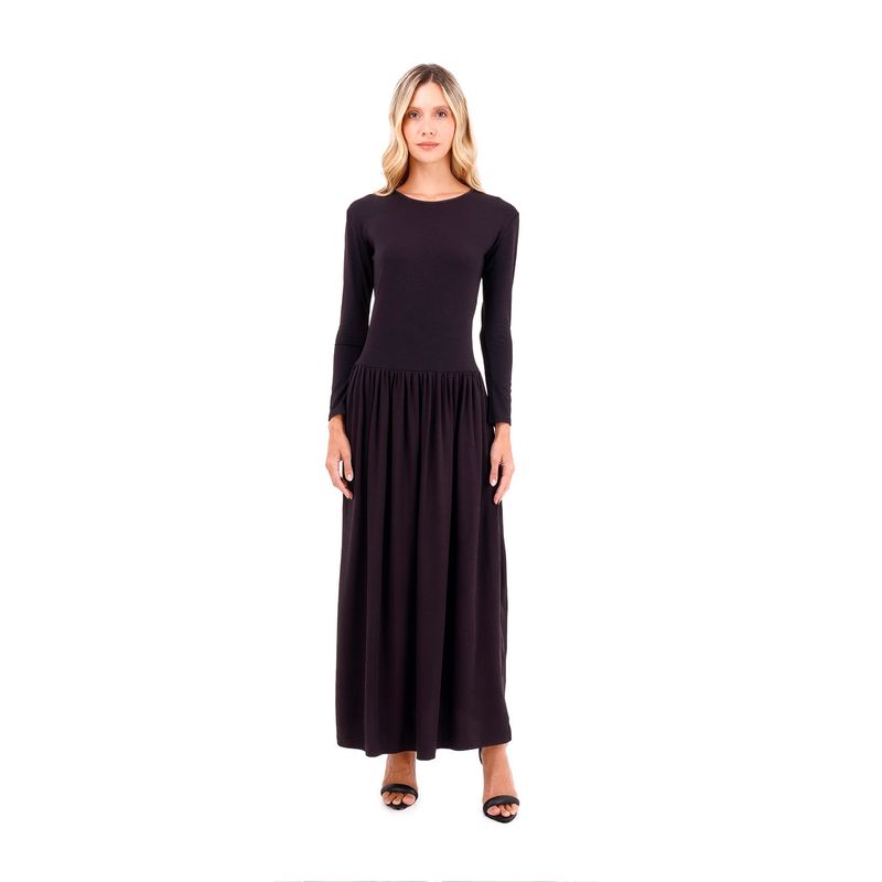 Vestido Largo Boheme Negro