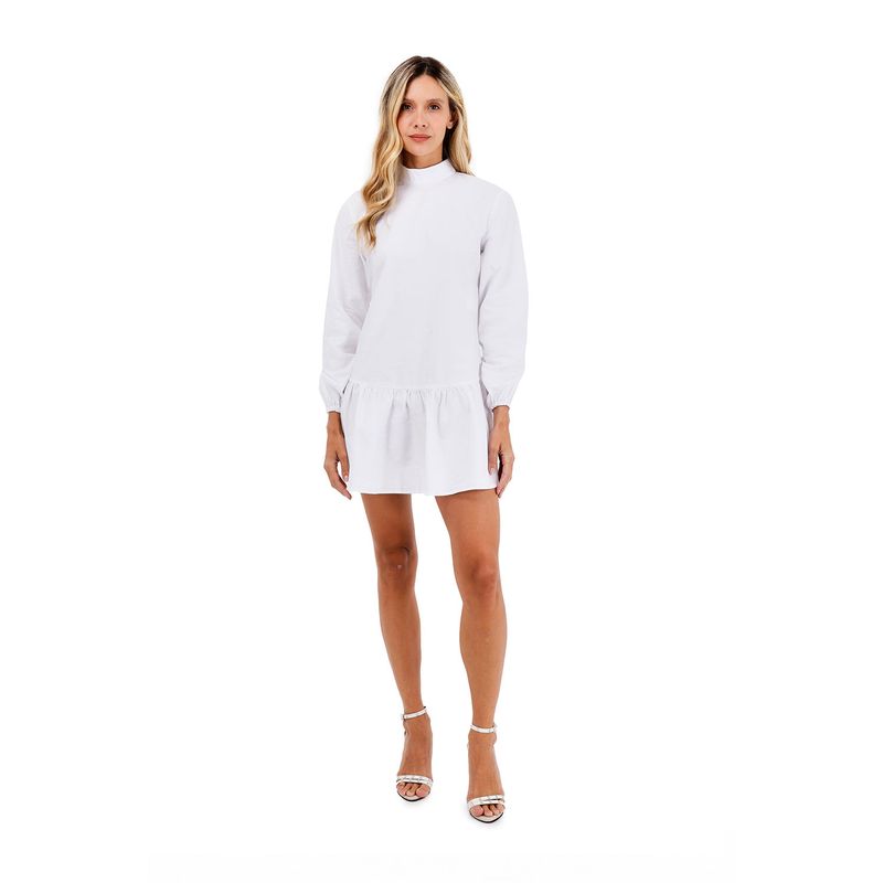 Vestido Corto Cayena Marfil
