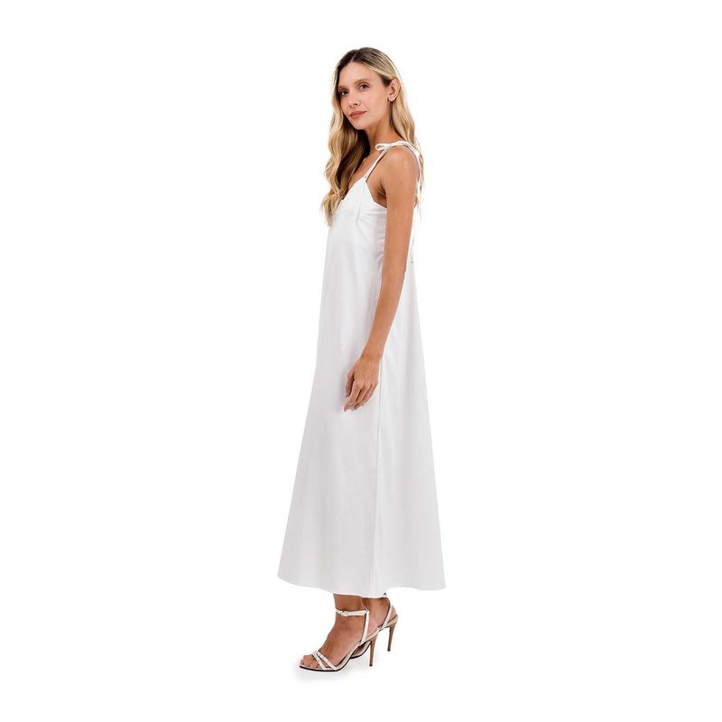 Vestido Largo Oceanic Marfil