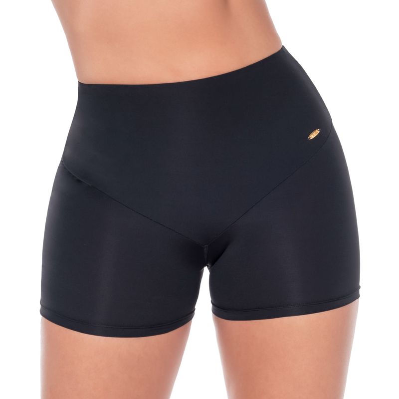 Short de vestido de baño con control y realce de curvas