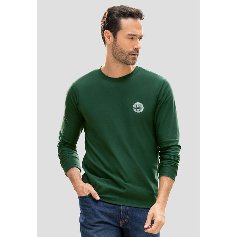 Camibuzo Hombre Verde Pino Mp 110747