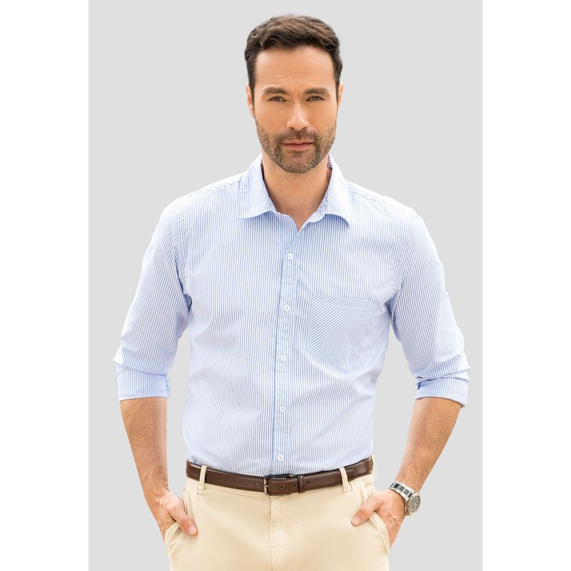 Camisa Hombre Azul Baby Mp 110841