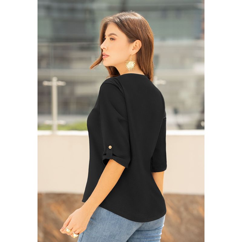 Blusa Mujer Negro Mp 110678