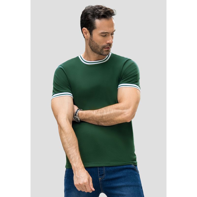 Camiseta Hombre Verde Pino Mp 110751