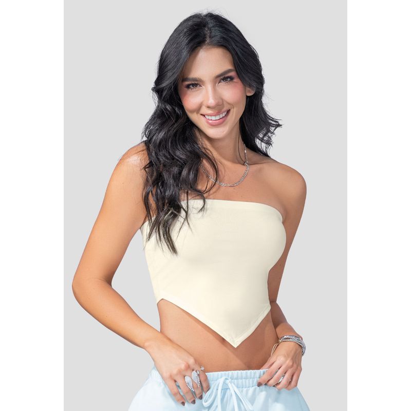Blusa Mujer Crema Mp 110272