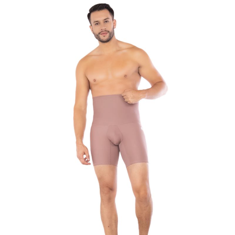 Bóxer con control en el torso y moldeo abdominal