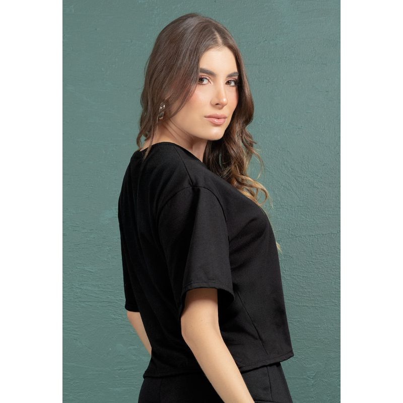 Camiseta Mujer Negro Mp 110983