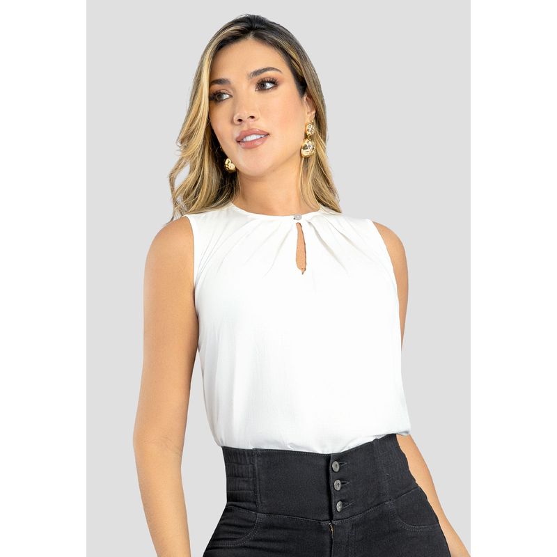 Blusa Mujer Crudo Mp 111081