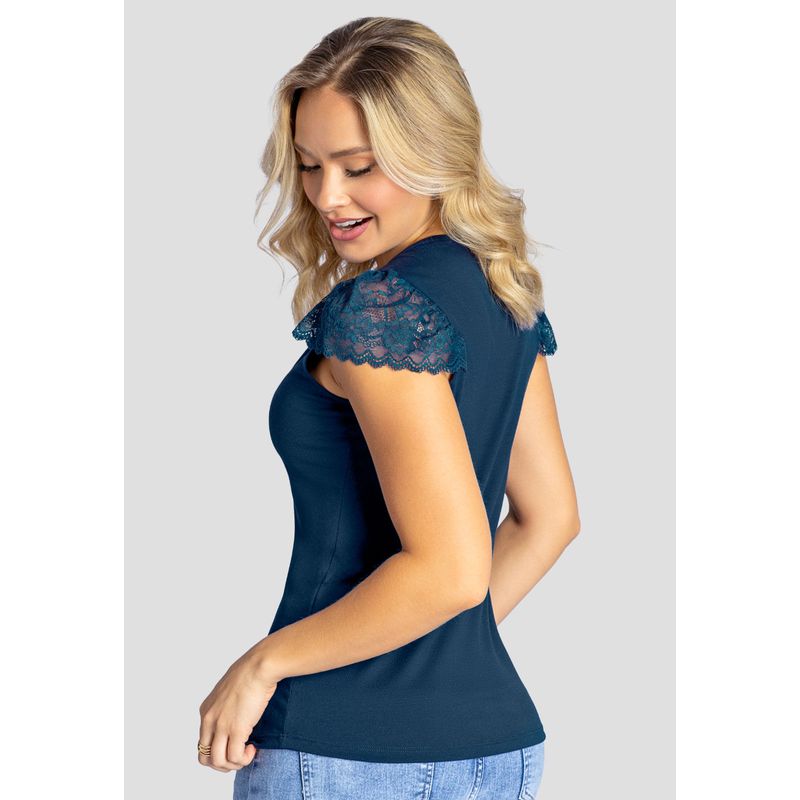 Blusa Mujer Azul Profundo Mp 111086
