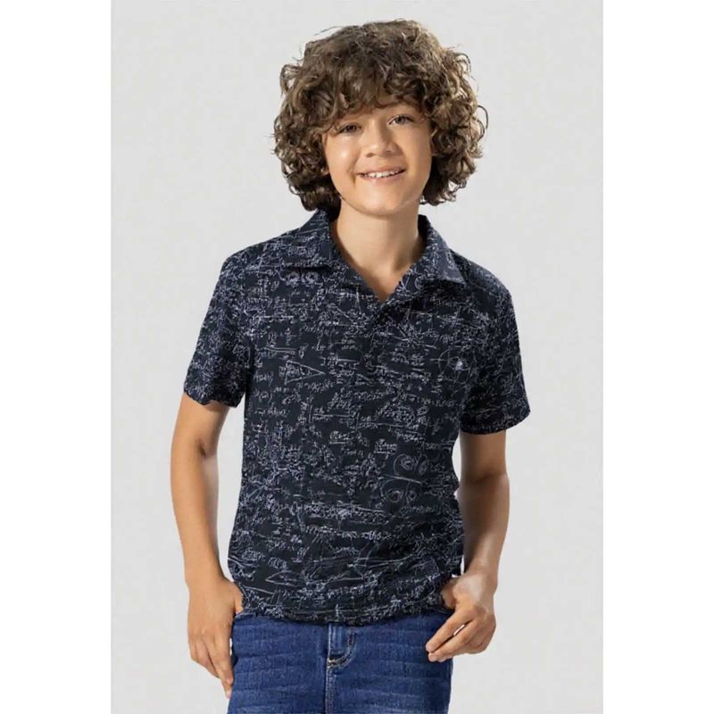 Camisa Infantil Masculino Estampado Mp 111887