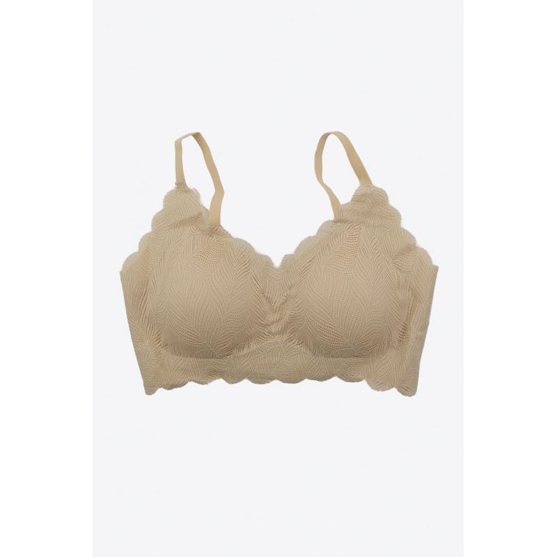 Top confeccionado en encaje con tirantes delgados