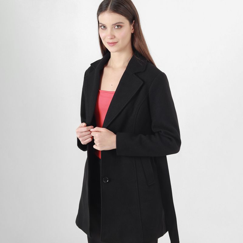 Chaqueta Cuello Solapa Manga Larga