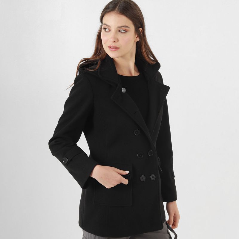 Chaqueta Cuello Solapa Manga Larga