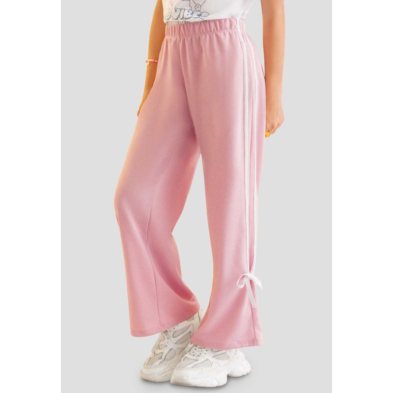 Pantalón Infantil Femenino Rosa Polvo Mp 112596