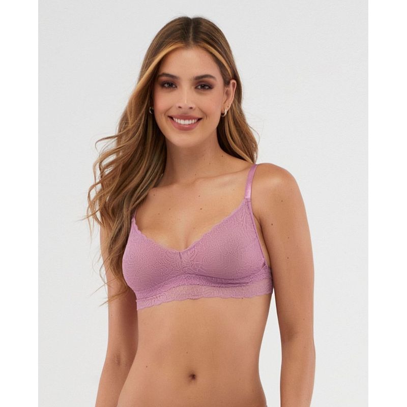 Bralette Triangular | En encaje | Elástico en base_Ref: 49256