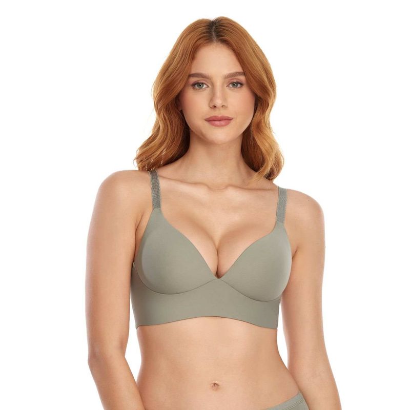 Brasier realce natural | Sin arcos | Corte anatómico | Cargaderas graduables _ Ref: 47070
