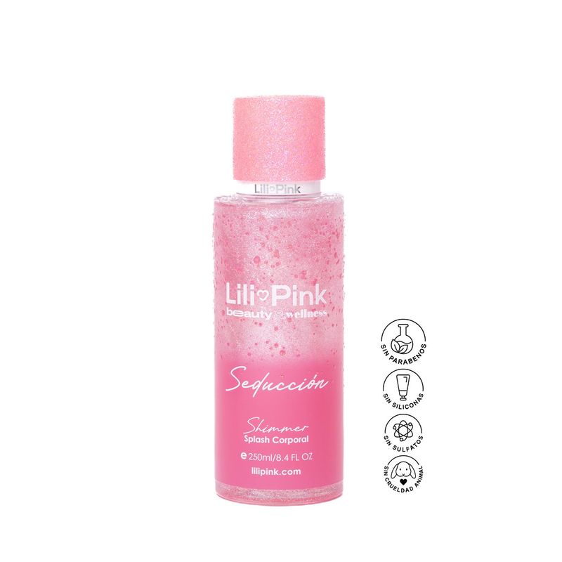 Splash corporal seducción con shimmer 250ml