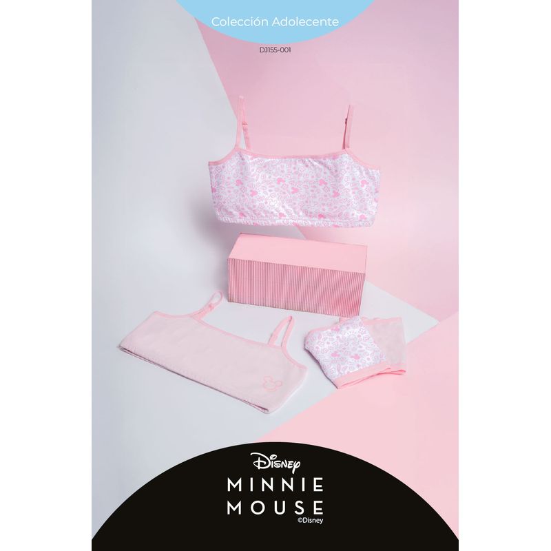 Top para adolecentes coleccion Minnie paquete x2