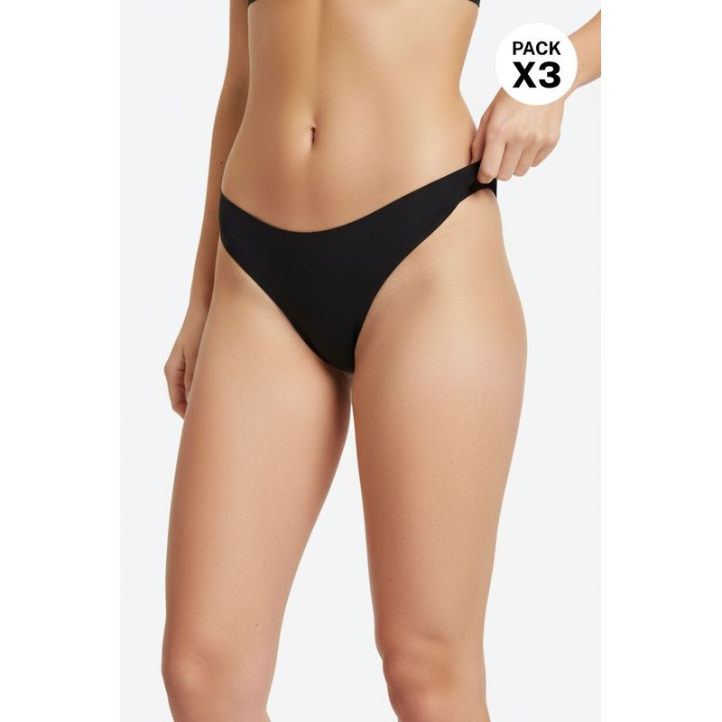 Panty paquete x3 brasilera en microfibra