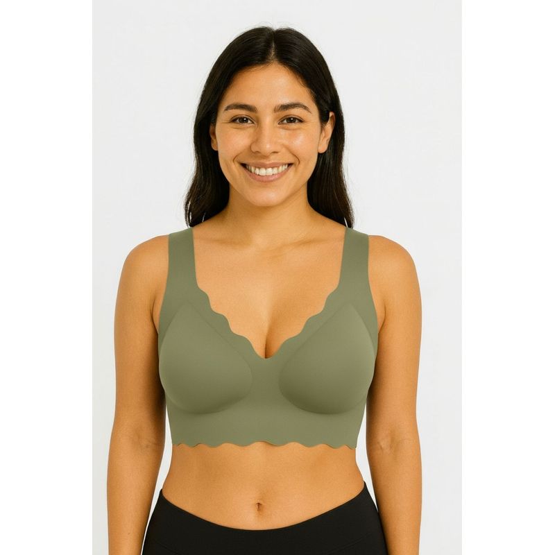 Top individual con copa y tecnología corte láse en microfibra