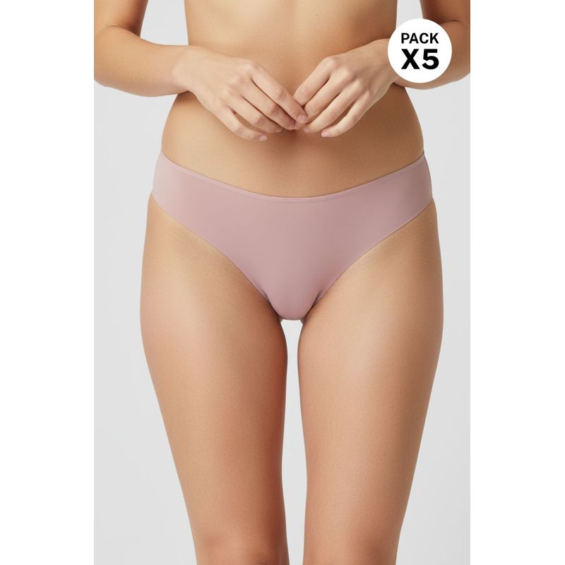 Brasilera confeccionado en microfibra con ajuste perfecto paquete x5