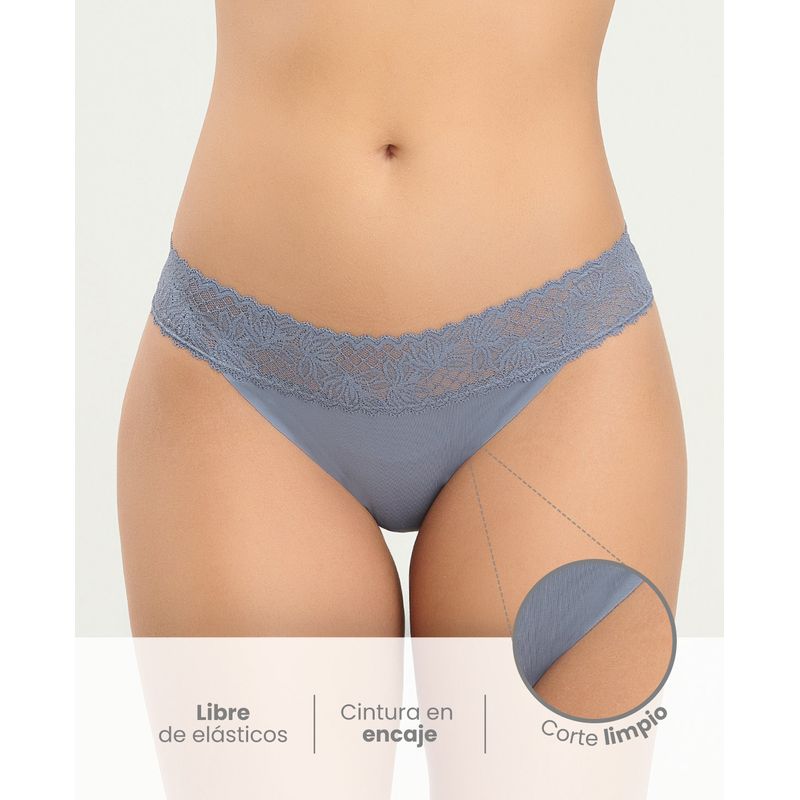 Panty Semidescaderado | Cintura en Encaje