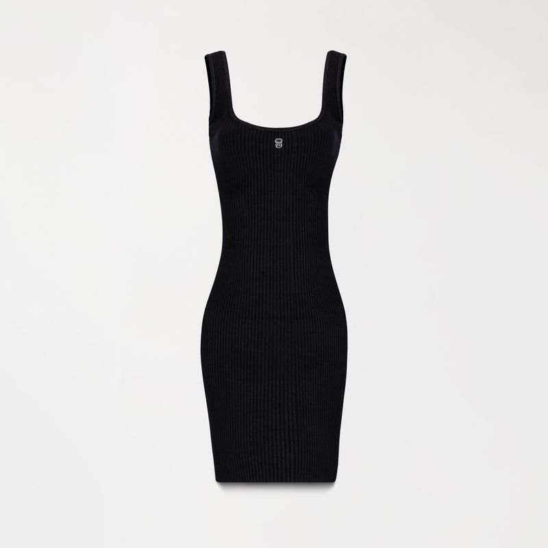 CARLA KNITTED DRESS WOMEN BLACK