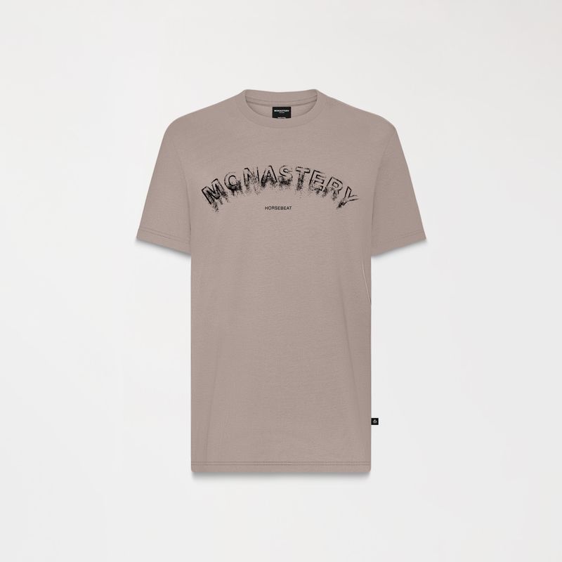 SMOKE T-SHIRT MEN TAUPE GRAY