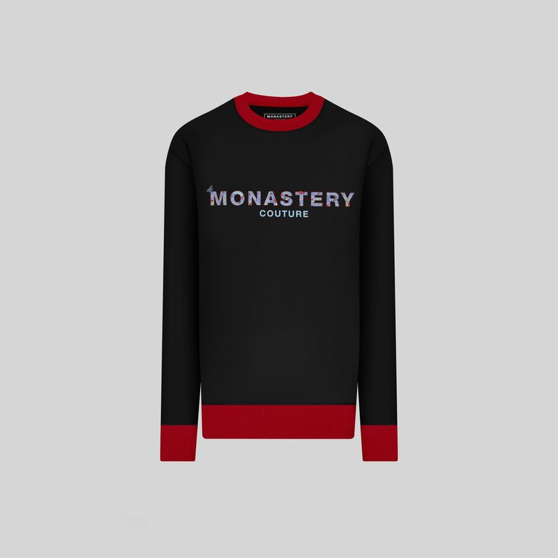 ROXANA BLACK SWEATSHIRTS