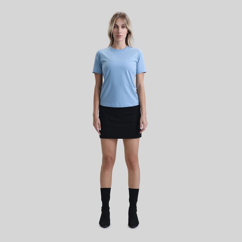 CHROMA T-SHIRT WOMEN FADED DENIM