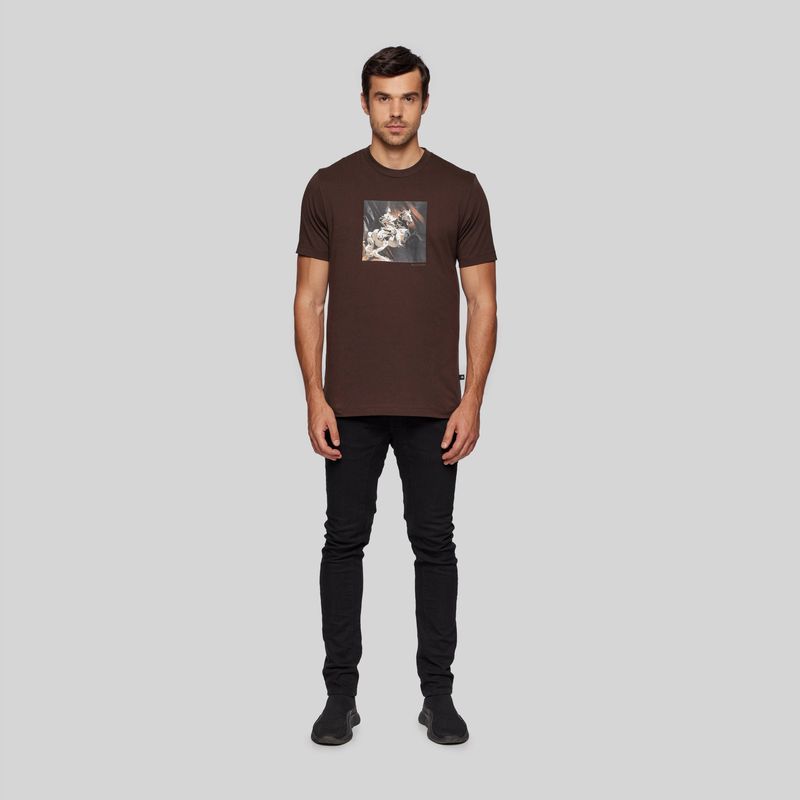 ELNATH T-SHIRT MEN BROWN