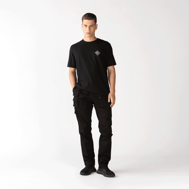 CATTERDALE T-SHIRT MEN BLACK