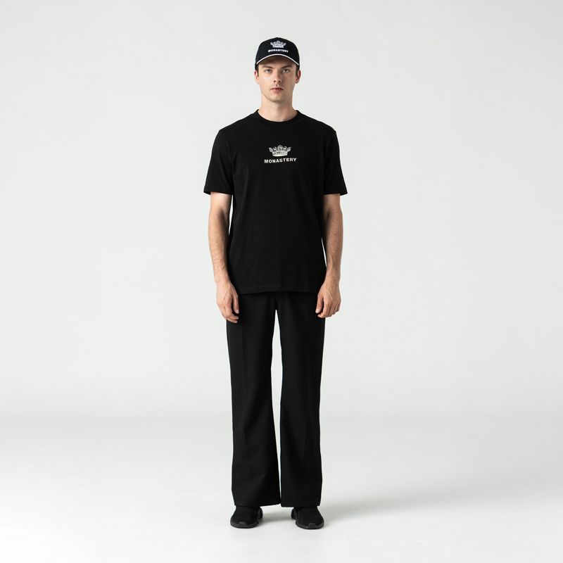 CROWN T-SHIRT MEN BLACK