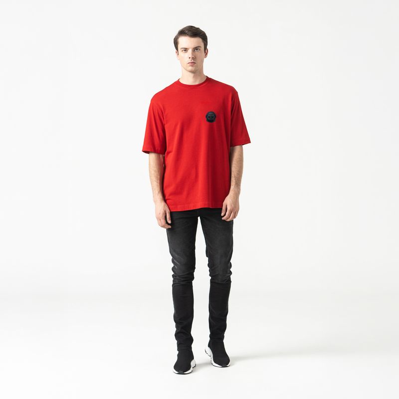 FLEXA T-SHIRT OVERSIZED MEN RED L/G