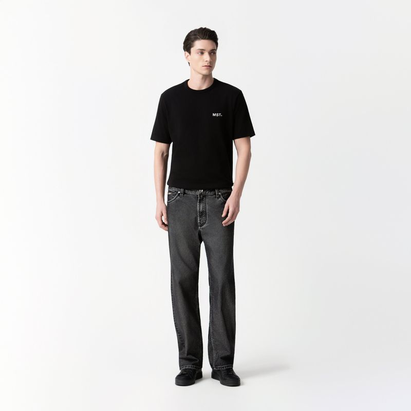 TWELVE 2 PACK T-SHIRT MEN BLACK- SALSA- TAUPE GRAY