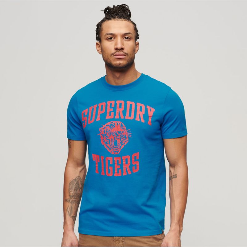 Camiseta Manga Corta Para Hombre Track & Field Ath Graphic Tee Superdry