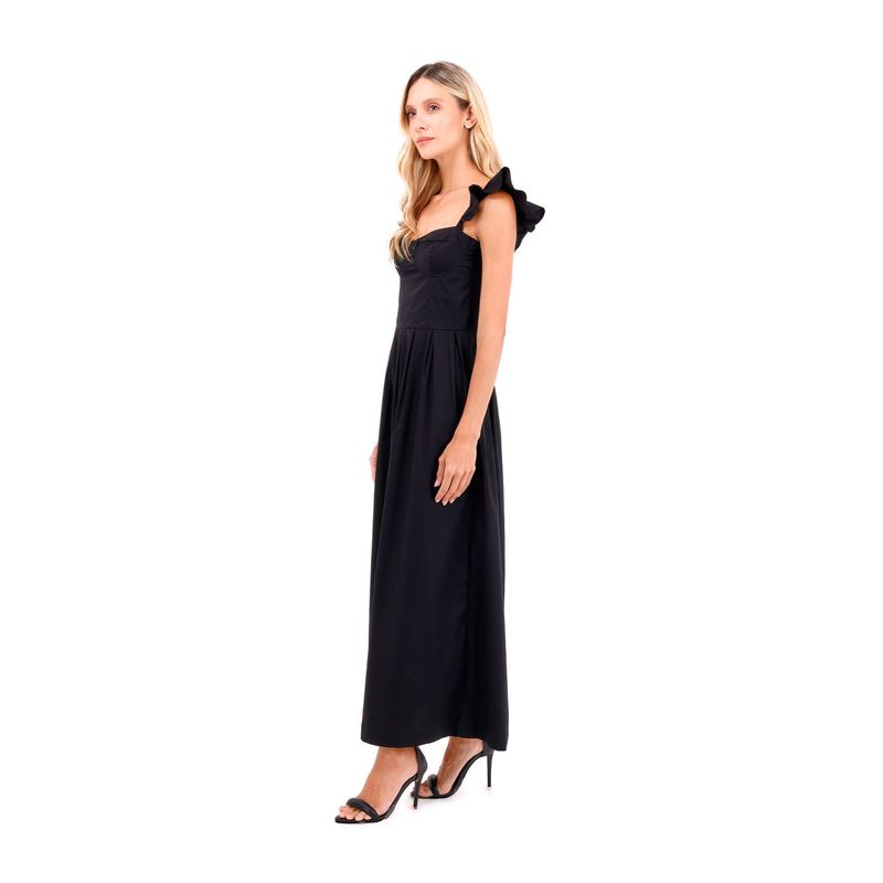 Vestido Largo Mellow Negro