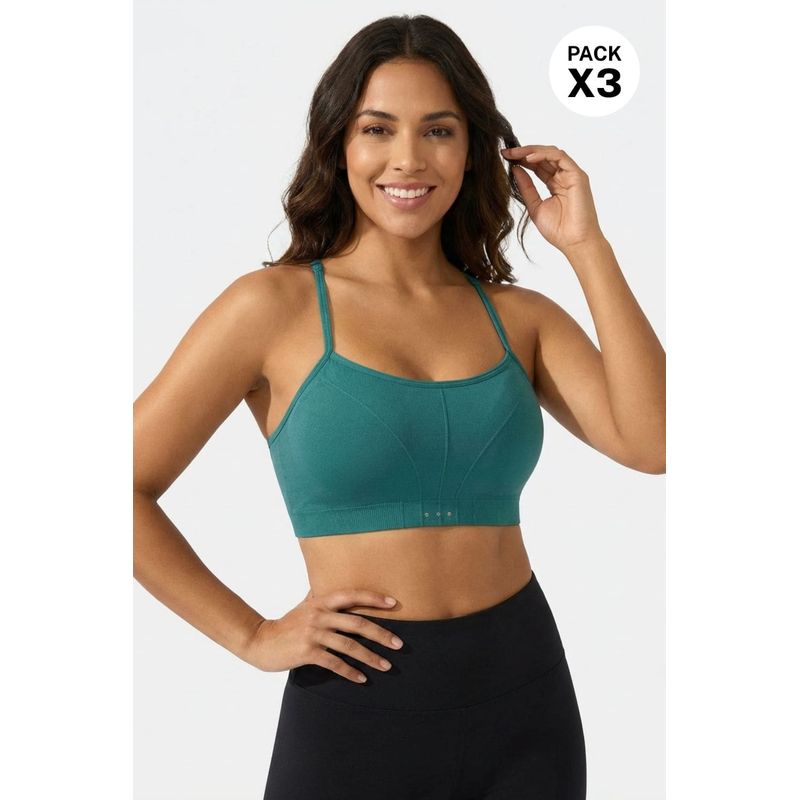 Top con cargaderas delgadas paquete x3 con tecnologia seamless